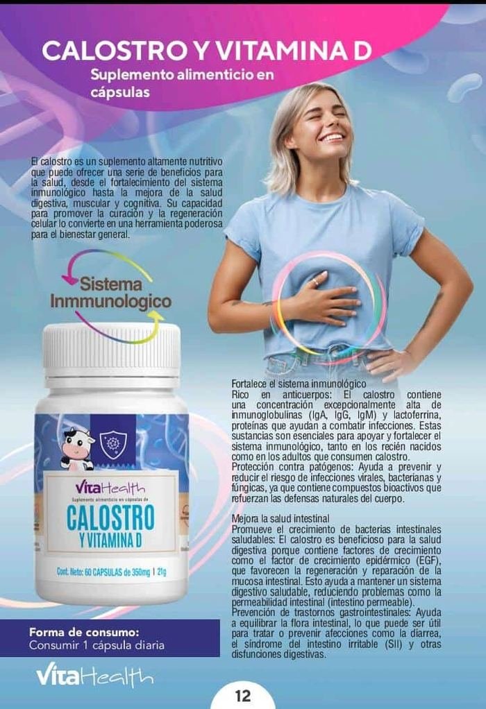 Calostro y Vitamina D