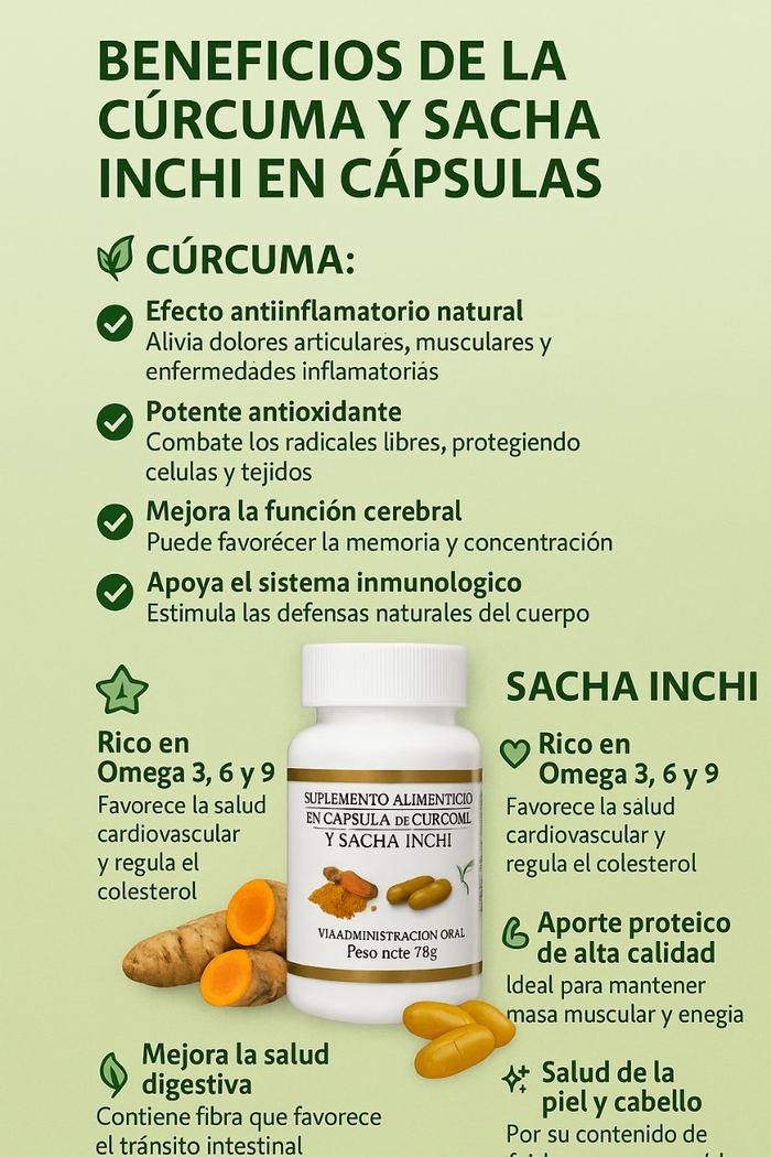 Cúrcuma + Sacha Inchi